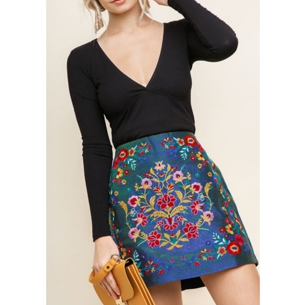 🆕🌿BOHO METALLIC SKIRT🌿